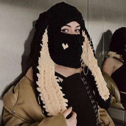 Cyberpunk Rabbit Hat Motorcycle Balaclava - Balaclava - MoonWest - Mad Fly Essentials