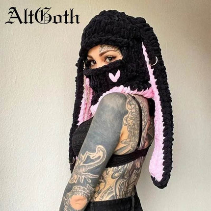Cyberpunk Rabbit Hat Motorcycle Balaclava - Balaclava - MoonWest - Mad Fly Essentials