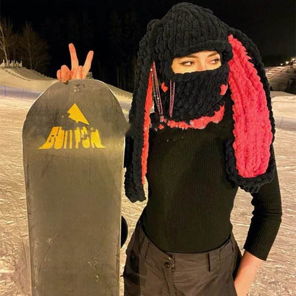 Cyberpunk Rabbit Hat Motorcycle Balaclava - Balaclava - MoonWest - Mad Fly Essentials