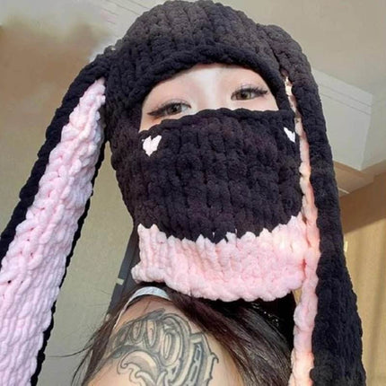 Cyberpunk Rabbit Hat Motorcycle Balaclava - Balaclava - MoonWest - Mad Fly Essentials