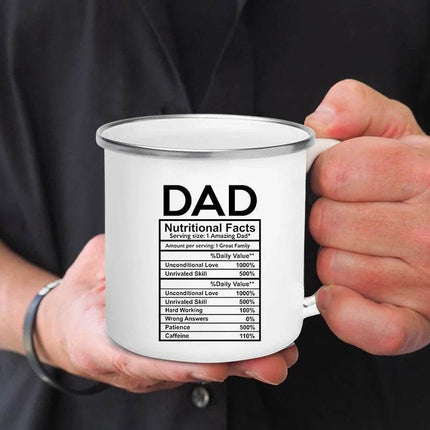 Dad Nutritional Facts Coffee Mug - Coffee Mug - Animal Elements - Mad Fly Essentials
