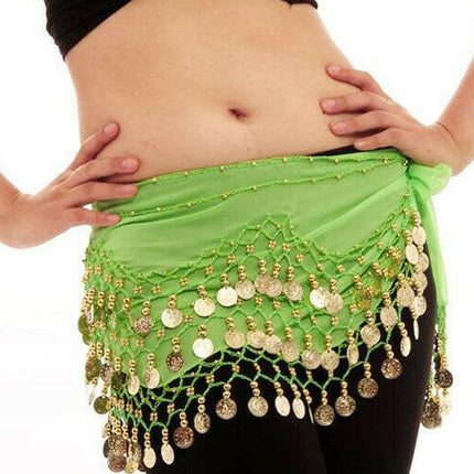 Dancer's Vitality Women's Shop Women Belly Dancing Costume Hip Waist Scarf-13 Colors