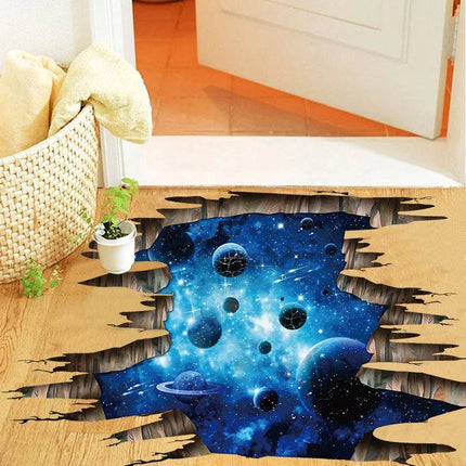 Dark Blue Galaxy Planet 3D Wall Sticker - 3D Wall Sticker - ZOOYOO - Mad Fly Essentials