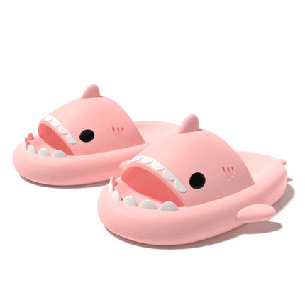 Women Cartoon Shark Thick Sole Slippers - Mad Fly Essentials
