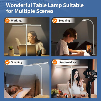 Desk Lamp 3 Color Stepless Dimming LED Desk Lamp - Desk Lamp - Jtoeb - Mad Fly Essentials