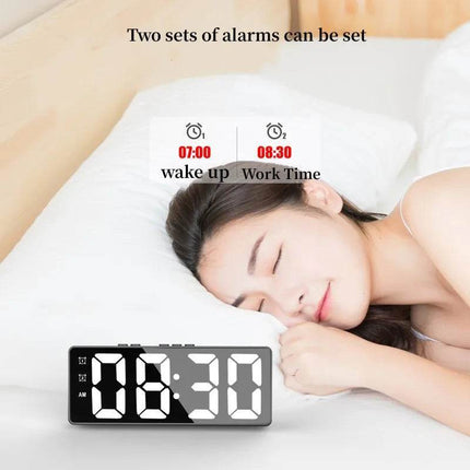 Digital 12/24H Voice Temperature LED Alarm Clock - Alarm Clock - Warm like home - Mad Fly Essentials