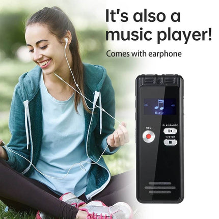 Digital Voice Recorder 64G MP3 Music Player Super Deals - Super Deals - Aibecy - Mad Fly Essentials