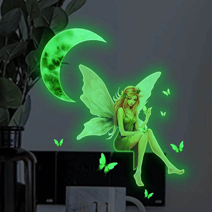 DIY Cat Fairy Stars Switch Luminous 3D Wall Sticker - 3D Wall Sticker - ILOKY - Mad Fly Essentials
