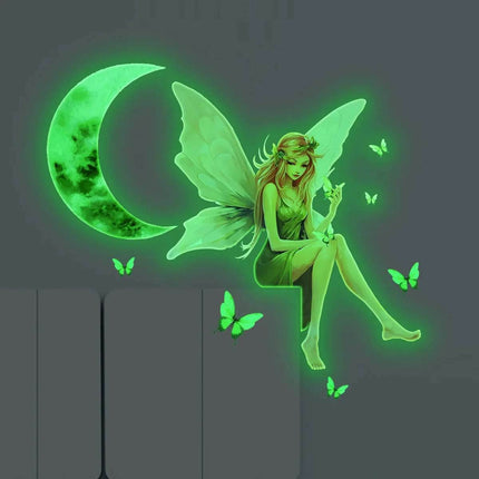 DIY Cat Fairy Stars Switch Luminous 3D Wall Sticker - 3D Wall Sticker - ILOKY - Mad Fly Essentials