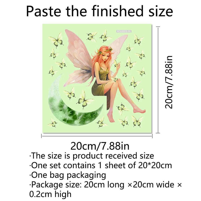 DIY Cat Fairy Stars Switch Luminous 3D Wall Sticker - 3D Wall Sticker - ILOKY - Mad Fly Essentials
