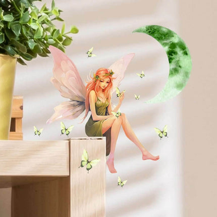 DIY Cat Fairy Stars Switch Luminous 3D Wall Sticker - 3D Wall Sticker - ILOKY - Mad Fly Essentials