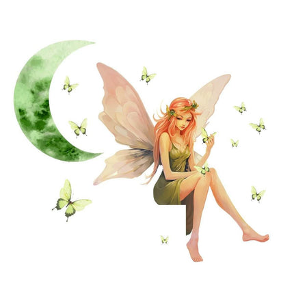 DIY Cat Fairy Stars Switch Luminous 3D Wall Sticker - 3D Wall Sticker - ILOKY - Mad Fly Essentials