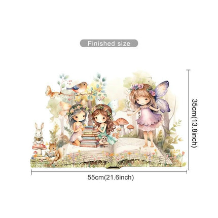 DIY Nordic Fairy 3D Wall Sticker - 3D Wall Sticker - Nordic Creations - Mad Fly Essentials