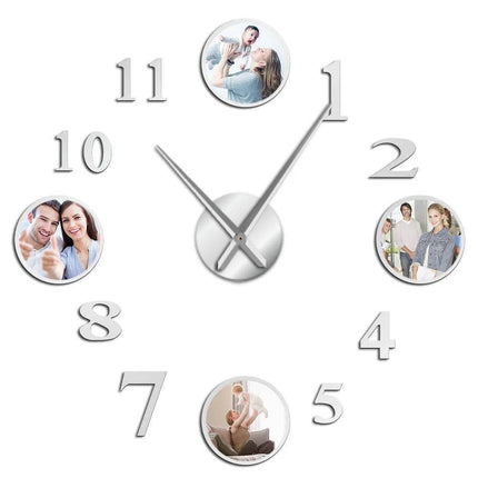 DIY Photo Picture Frame Large Wall Clock - Wall Clock - Medieval Decor - Mad Fly Essentials