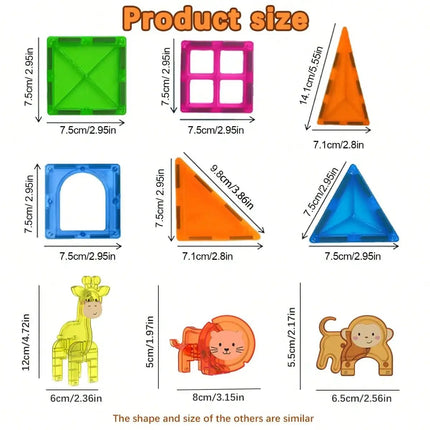 DIY Puzzles for Kids Magnetic Building Tile STEM Toys - DIY Puzzles for Kids - Romboss - Mad Fly Essentials