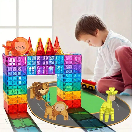 DIY Puzzles for Kids Magnetic Building Tile STEM Toys - DIY Puzzles for Kids - Romboss - Mad Fly Essentials