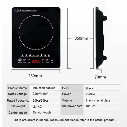DMWD 110V Electric Induction Cooktop Kitchen Essentials - Kitchen Essentials - DMWD - Mad Fly Essentials