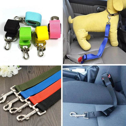 Dog Collar Lead Vehicle Seatbelt Safety Harness Pet Essentials - Pet Essentials - IDEPET - Mad Fly Essentials