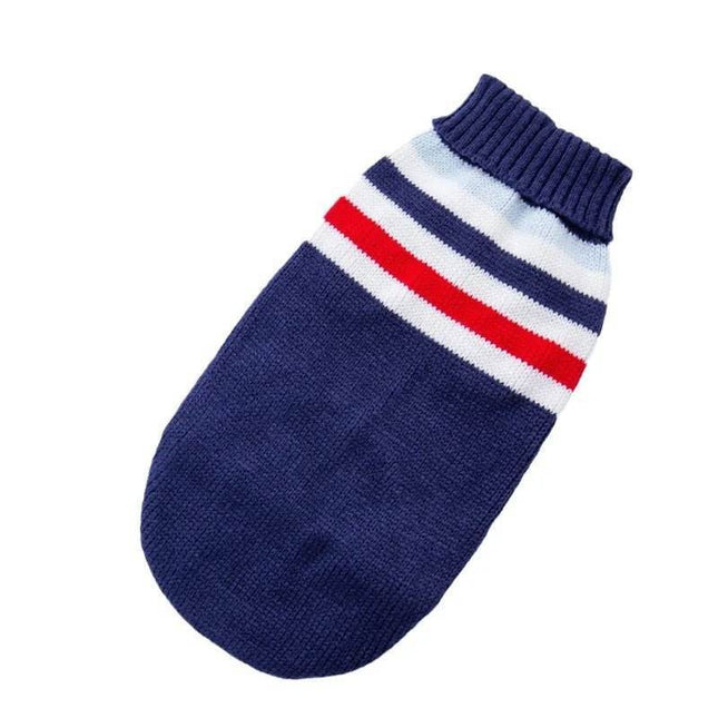 Dog Striped Sweater Winter Pet Hoodies - Mad Fly Essentials