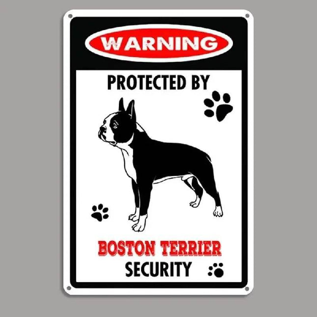 Dog Warning Animal Novelty Sign Decor - Mad Fly Essentials