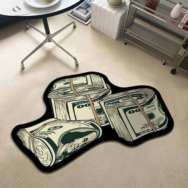 Dollar Carpet Banknote Living Bed Area Rug - Area Rug - Retro Rugs - Mad Fly Essentials