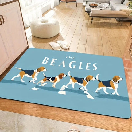 Doormat Funny Beagles Bedroom Mat Kitchen Floormat - Doormat - Animalie - Mad Fly Essentials