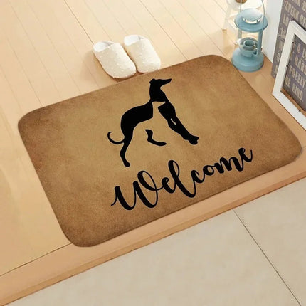 Doormat Home Dog Animal Entrance Floor Mat - Doormat - Retro Rugs - Mad Fly Essentials