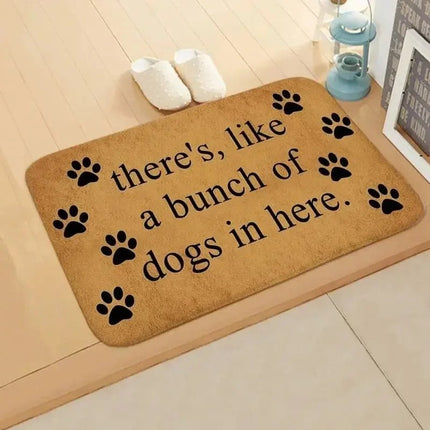 Doormat Home Dog Animal Entrance Floor Mat - Doormat - Retro Rugs - Mad Fly Essentials
