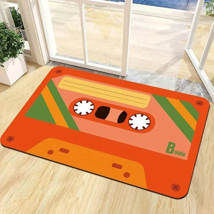 Doormat Retro 90s Boombox Music Tape Welcome Floor mat - Doormat - Retro Rugs - Mad Fly Essentials