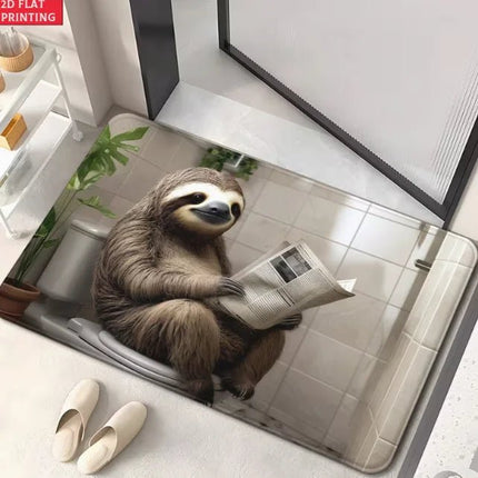 Doormat Sloth Animal Rectangular Floor Mats - Doormat - Design Shop - Mad Fly Essentials