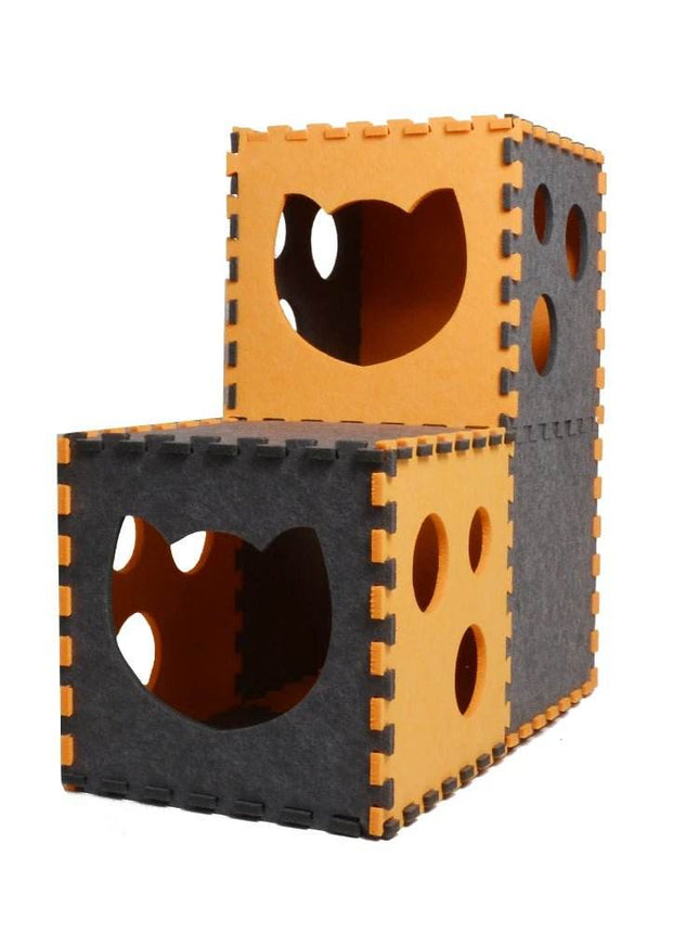 Double Layer Felt Cat Tunnel Scratch Board Pet Essentials - Pet Essentials - Pet Essentials - Mad Fly Essentials