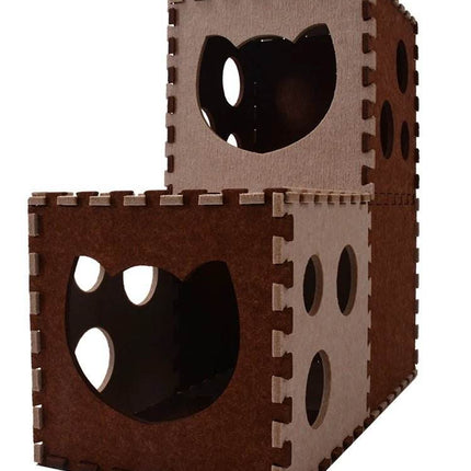 Double Layer Felt Cat Tunnel Scratch Board Pet Essentials - Pet Essentials - Pet Essentials - Mad Fly Essentials