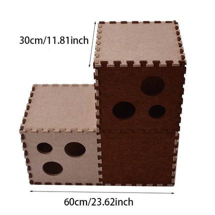 Double Layer Felt Cat Tunnel Scratch Board Pet Essentials - Pet Essentials - Pet Essentials - Mad Fly Essentials