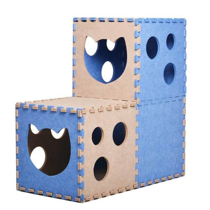 Double Layer Felt Cat Tunnel Scratch Board Pet Essentials - Pet Essentials - Pet Essentials - Mad Fly Essentials