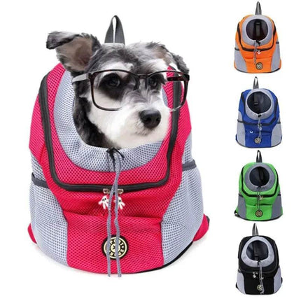 Double Shoulder Portable Washable Travel Backpack Dog Pet Carrier - Mad Fly Essentials