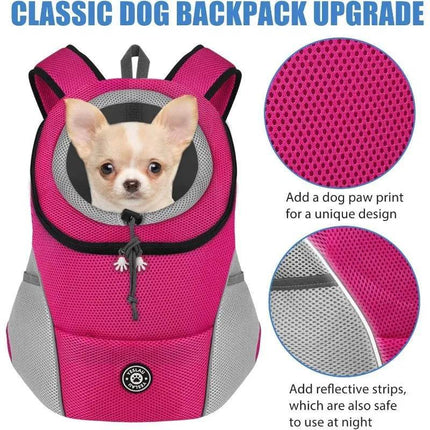 Double Shoulder Portable Washable Travel Backpack Dog Pet Carrier - Pet Carrier - OLN - Mad Fly Essentials
