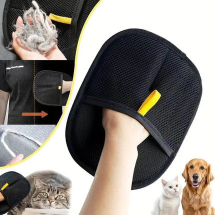 Double Hair Remove Glove Pet Essentials - Mad Fly Essentials