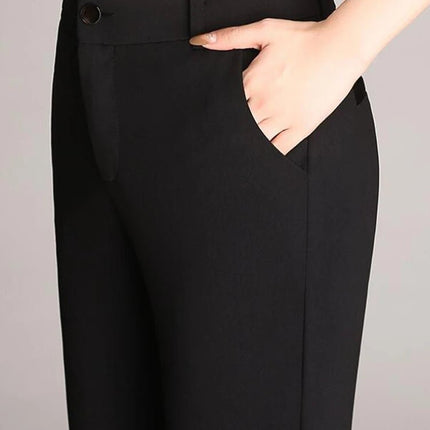 Dress Pants Women Fashion High Waist Flared Pants - Dress Pants - Adyce - Mad Fly Essentials