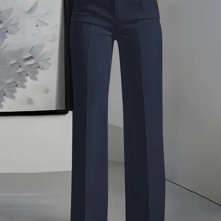 Dress Pants Women High Waist Draped Euro Pants - Dress Pants - Ahagaga - Mad Fly Essentials
