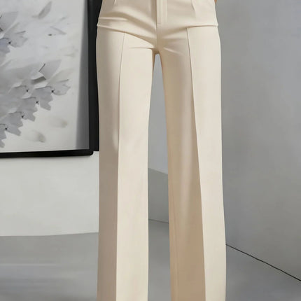Dress Pants Women High Waist Draped Euro Pants - Dress Pants - Ahagaga - Mad Fly Essentials