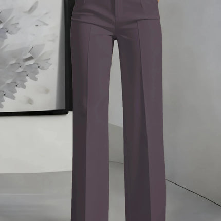 Dress Pants Women High Waist Draped Euro Pants - Dress Pants - Ahagaga - Mad Fly Essentials