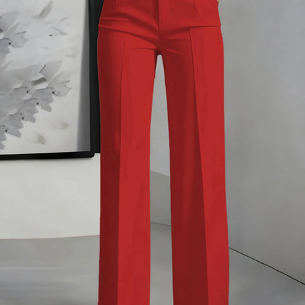 Dress Pants Women High Waist Draped Euro Pants - Dress Pants - Ahagaga - Mad Fly Essentials