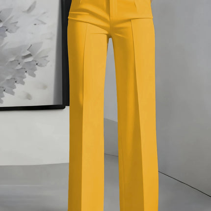 Dress Pants Women High Waist Draped Euro Pants - Dress Pants - Ahagaga - Mad Fly Essentials