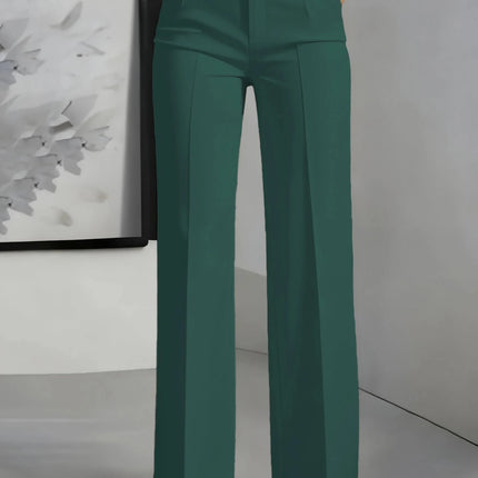 Dress Pants Women High Waist Draped Euro Pants - Dress Pants - Ahagaga - Mad Fly Essentials