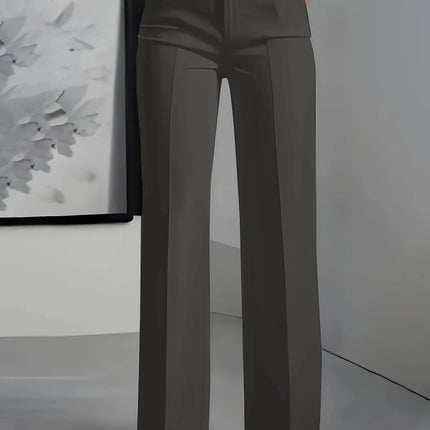 Dress Pants Women High Waist Draped Euro Pants - Dress Pants - Ahagaga - Mad Fly Essentials