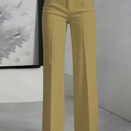 Dress Pants Women High Waist Draped Euro Pants - Dress Pants - Ahagaga - Mad Fly Essentials