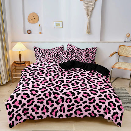 Duvet Set 3pc Dark Leopard Animal Fashion Bedding - Duvet Set - MOCCSOCC - Mad Fly Essentials