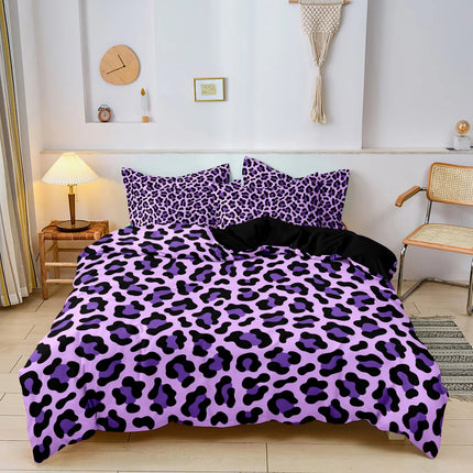 Duvet Set 3pc Dark Leopard Animal Fashion Bedding - Duvet Set - MOCCSOCC - Mad Fly Essentials