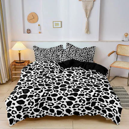 Duvet Set 3pc Dark Leopard Animal Fashion Bedding - Duvet Set - MOCCSOCC - Mad Fly Essentials