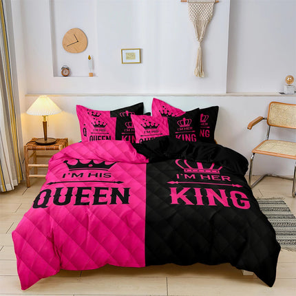 Duvet Set 3pc King Queen Couple Bedding Set - Duvet Set - Reese - Mad Fly Essentials